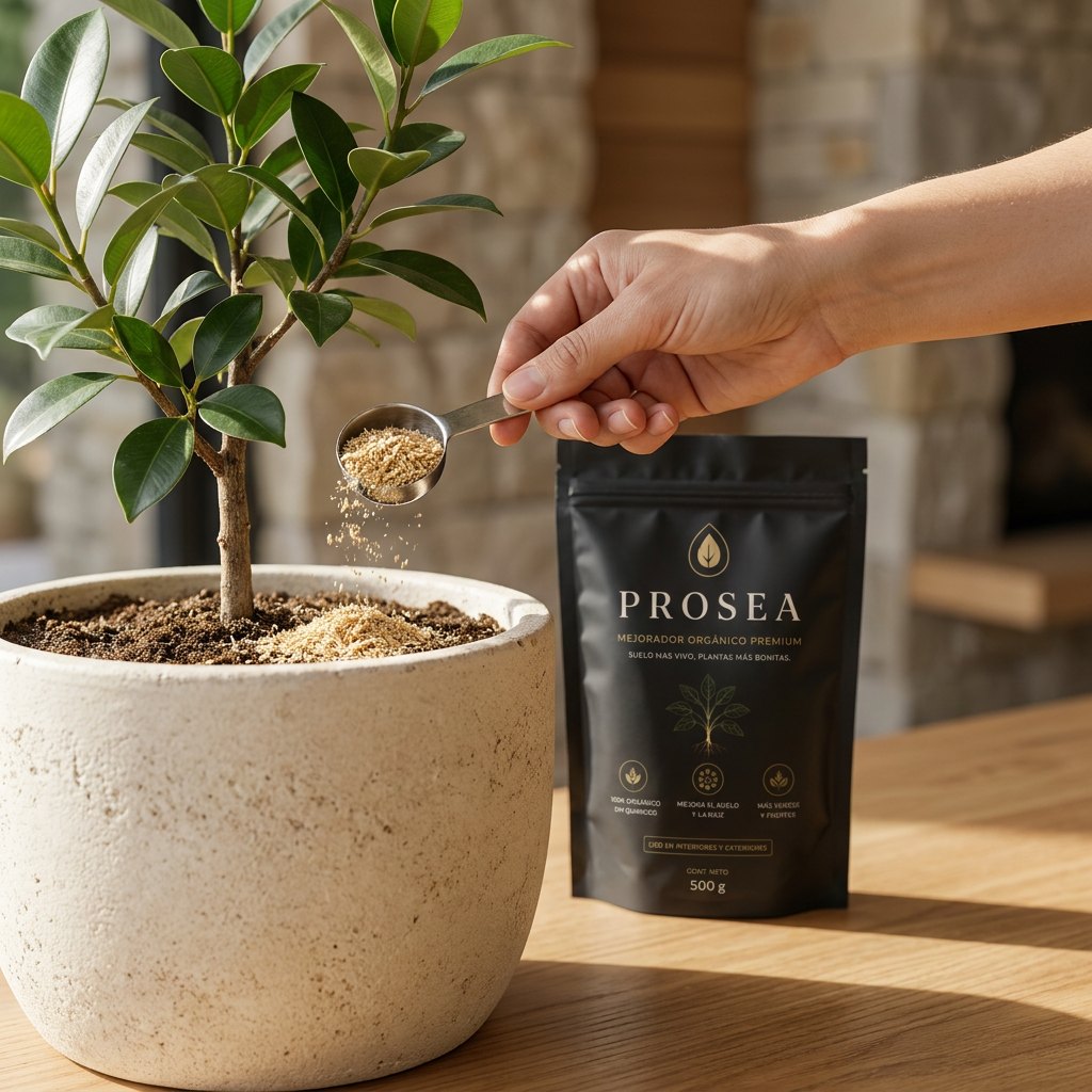 Aplicación de PROSEA en maceta